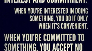 Commitment: There's A Difference Between